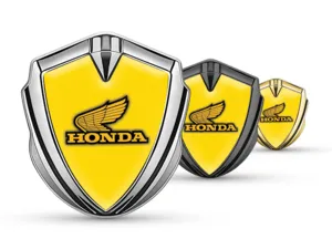 Honda Silikon Emblem Abzeichen Luxus Design Legierung Kante